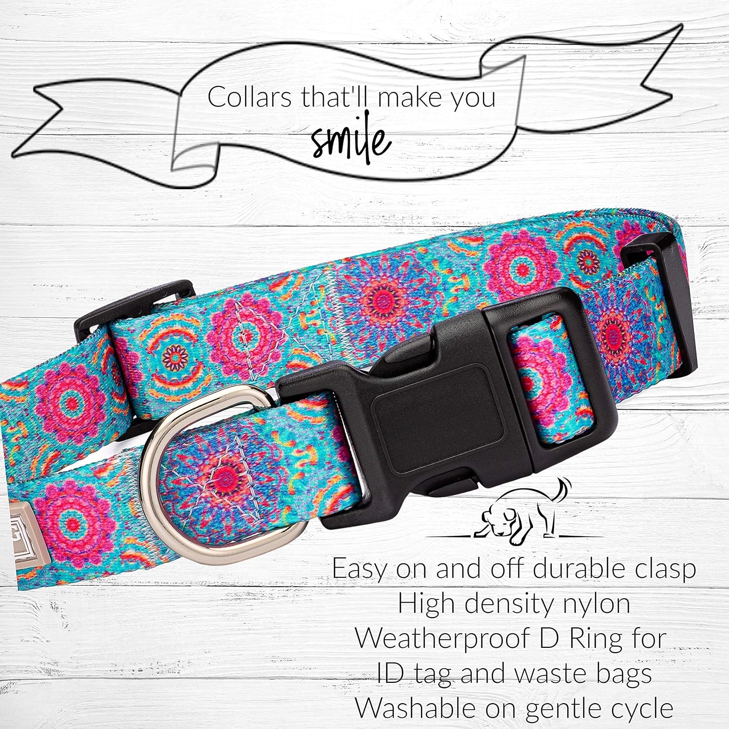 Lucky Love Dog Collar for Small Dogs Cute Adjustable Soft – Clara, Small image 5