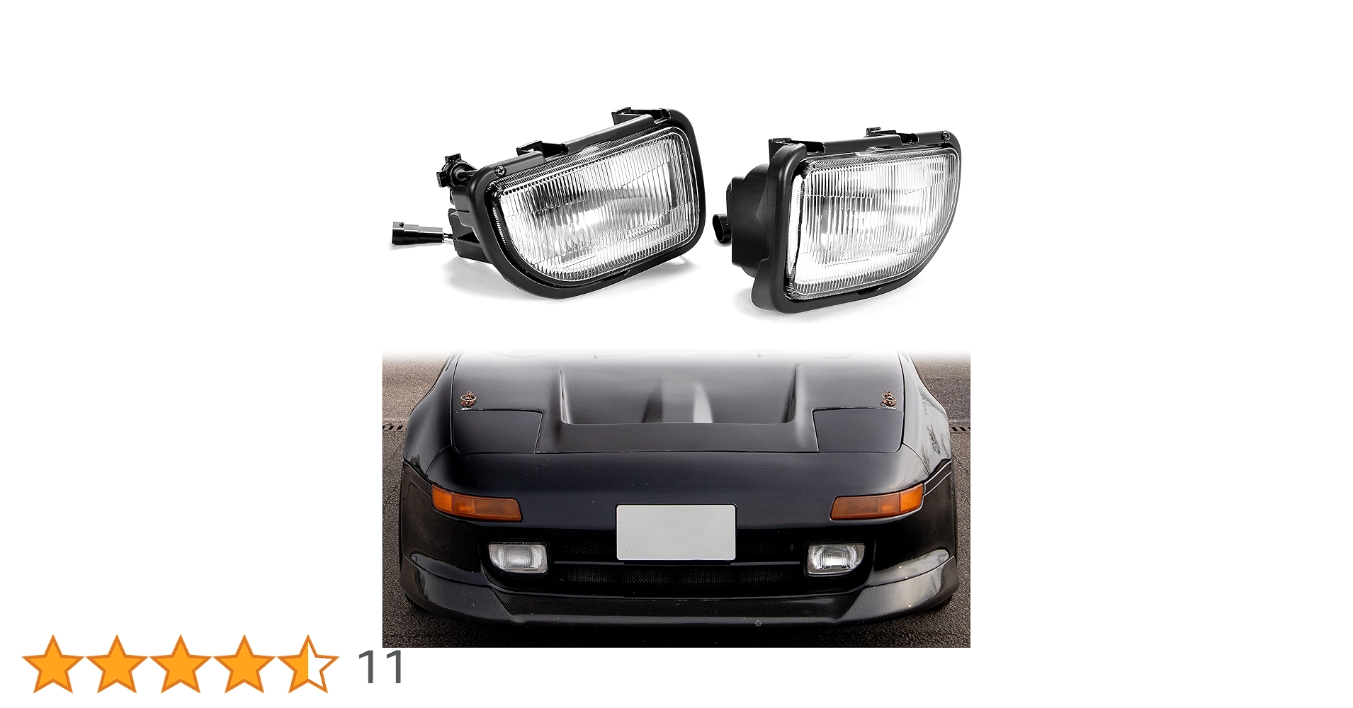 Amazon | HECASA フォグライト ペア 1991-1995 トヨタ MR2