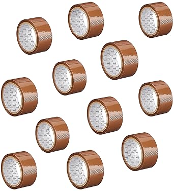 SSS TAPES Self Adhesive Brown Tape - 75 Meters in Length - 48mm / 2