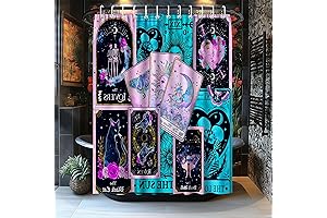 Mystical Tarot Shower Curtain: Unveil the Secrets of the Divine