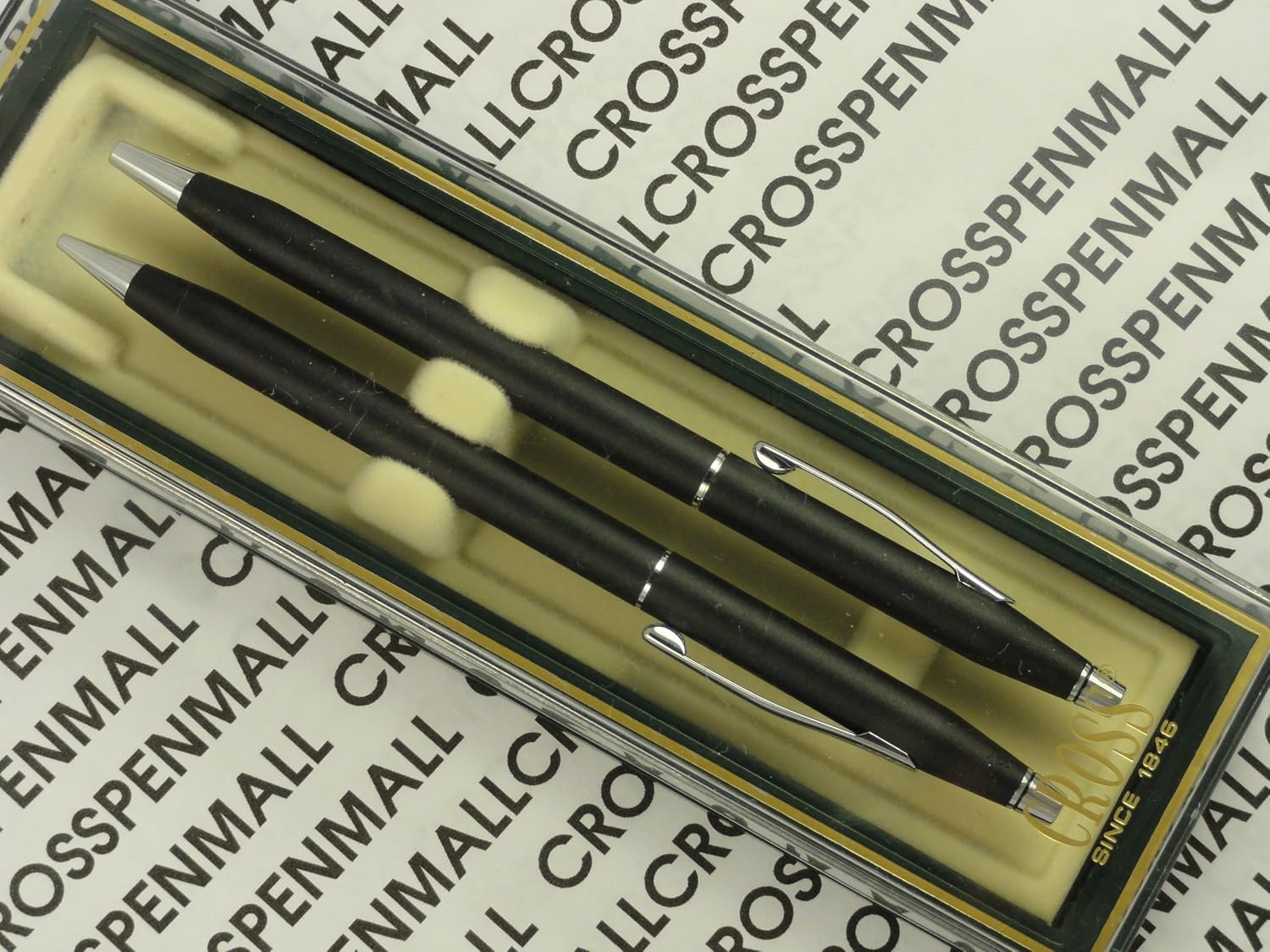 Cross Made in the USA Century Matte Satin Black Pen and 0.5MM Pencil Set