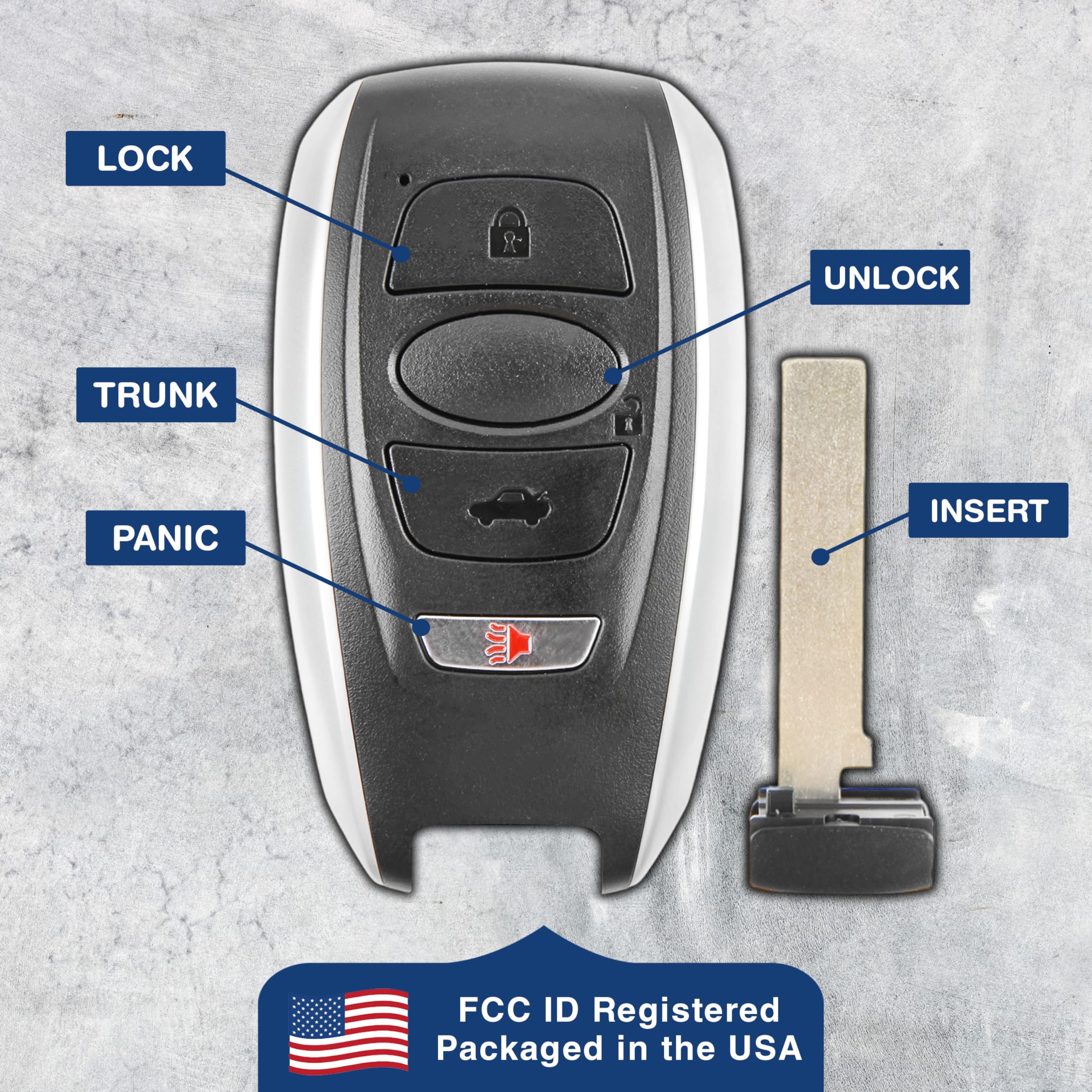 Amazon.com: KeylessOption Key Fob Replacement for 2017 2018 2019