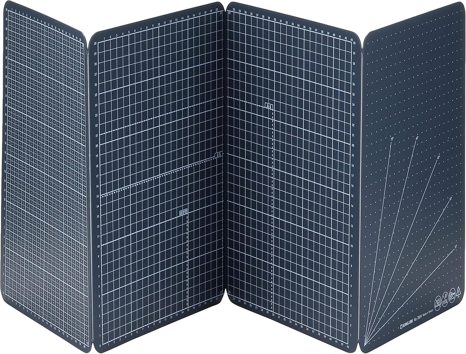King Jim 7804 Nei Cutter Mat, Foldable, Small, Wide