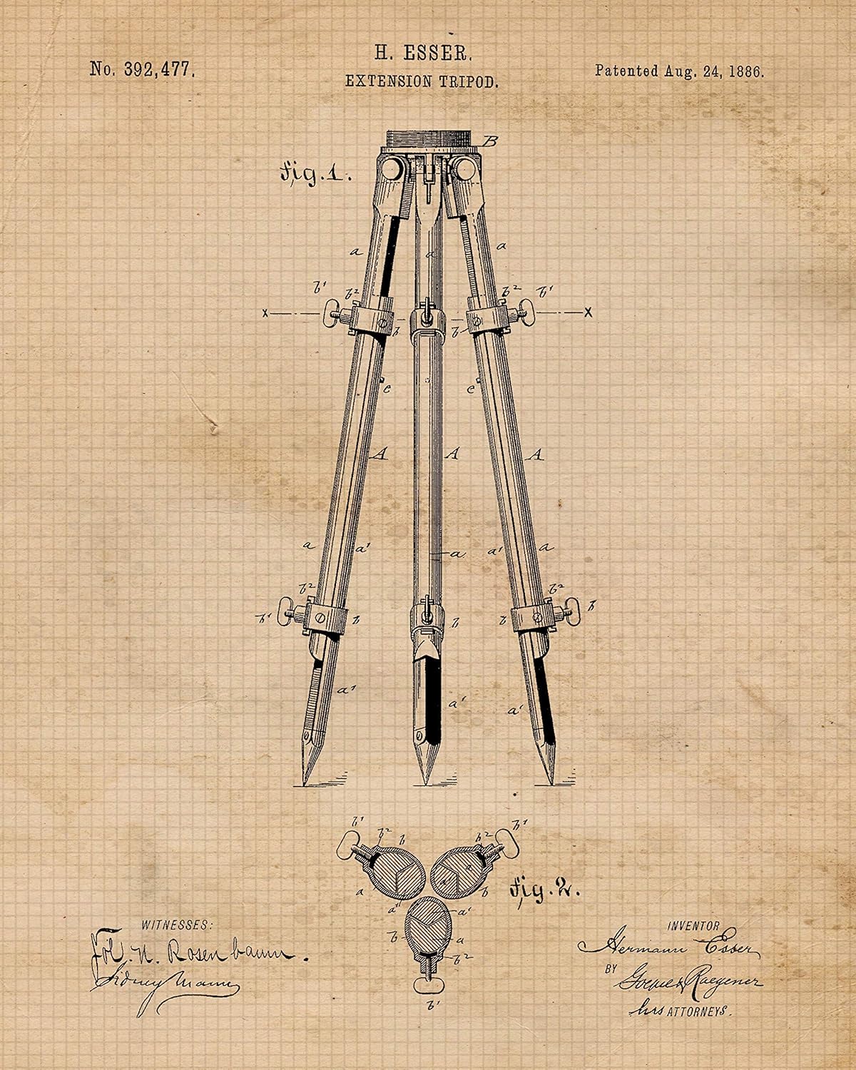 STARS BY NATURE Classic Video Filmmaking Production Equipment Patent Prints, 6 (8x10) Unframed Photos, Wall Arts Decor for Home Work Office Podcast Studio Garage Shop School College Student Teacher