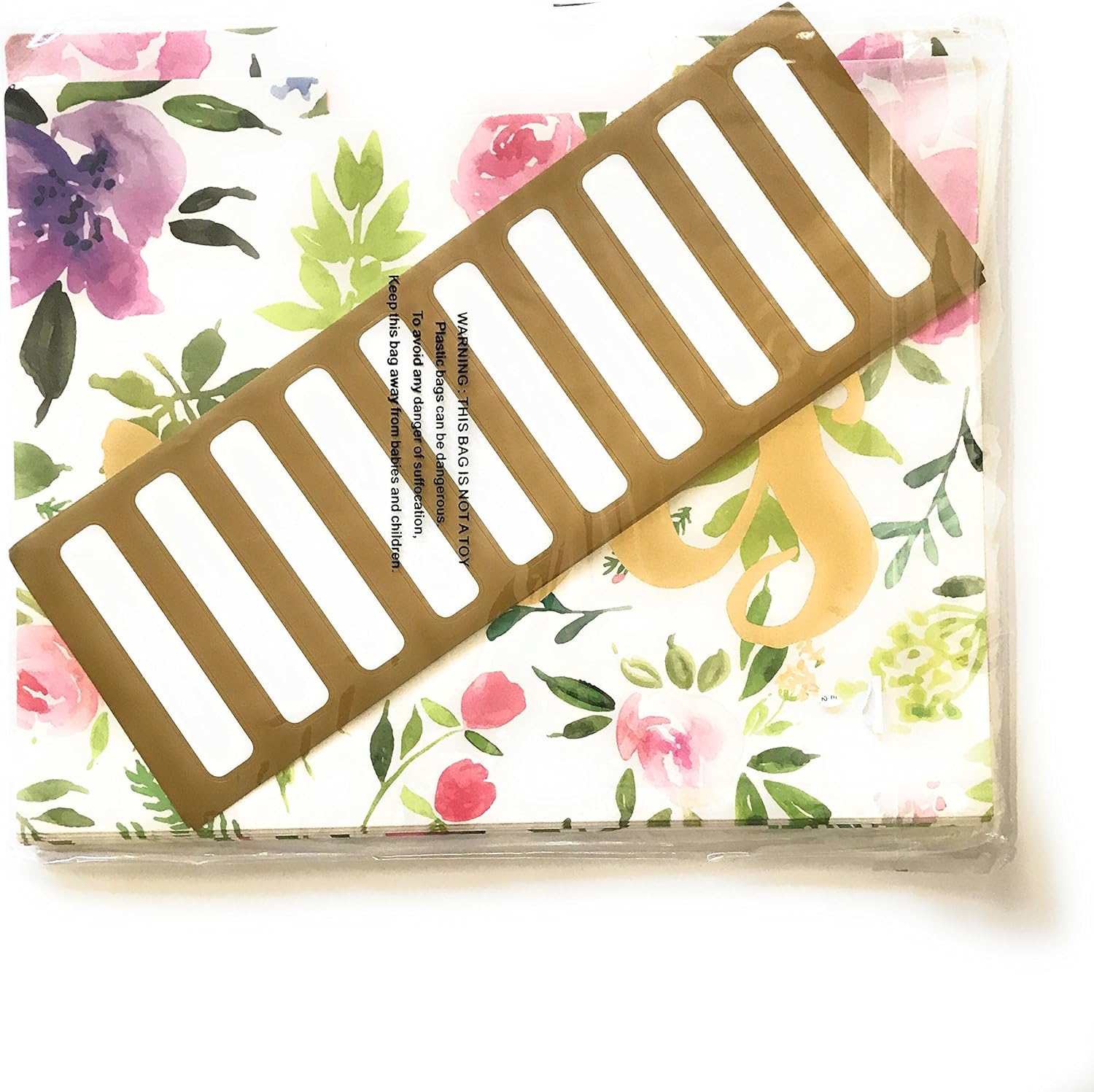 C R Gibson Decorative Garden Top Tab Letter Size File Folders, Pink, 9-ct