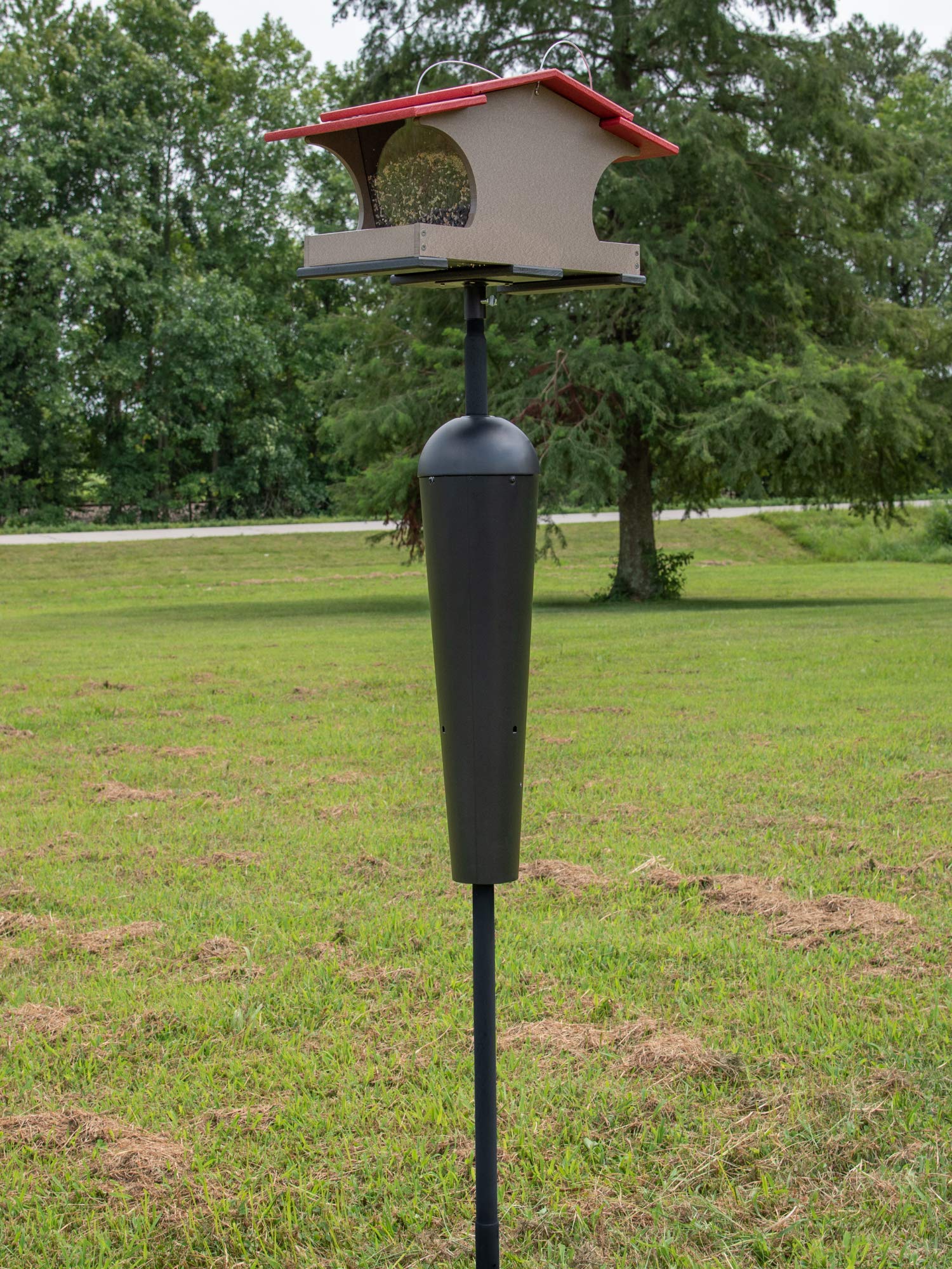 JCS Wildlife Large Poly Hopper Bird Feeder - Mounting Pole Bundles Available! - Picture 32 of 48
