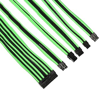 Thermaltake 延長スリーブケーブルセット CB1446 グリーン Amazon | Thermaltake TtMod Extend Sleeve Cable Combo Pack