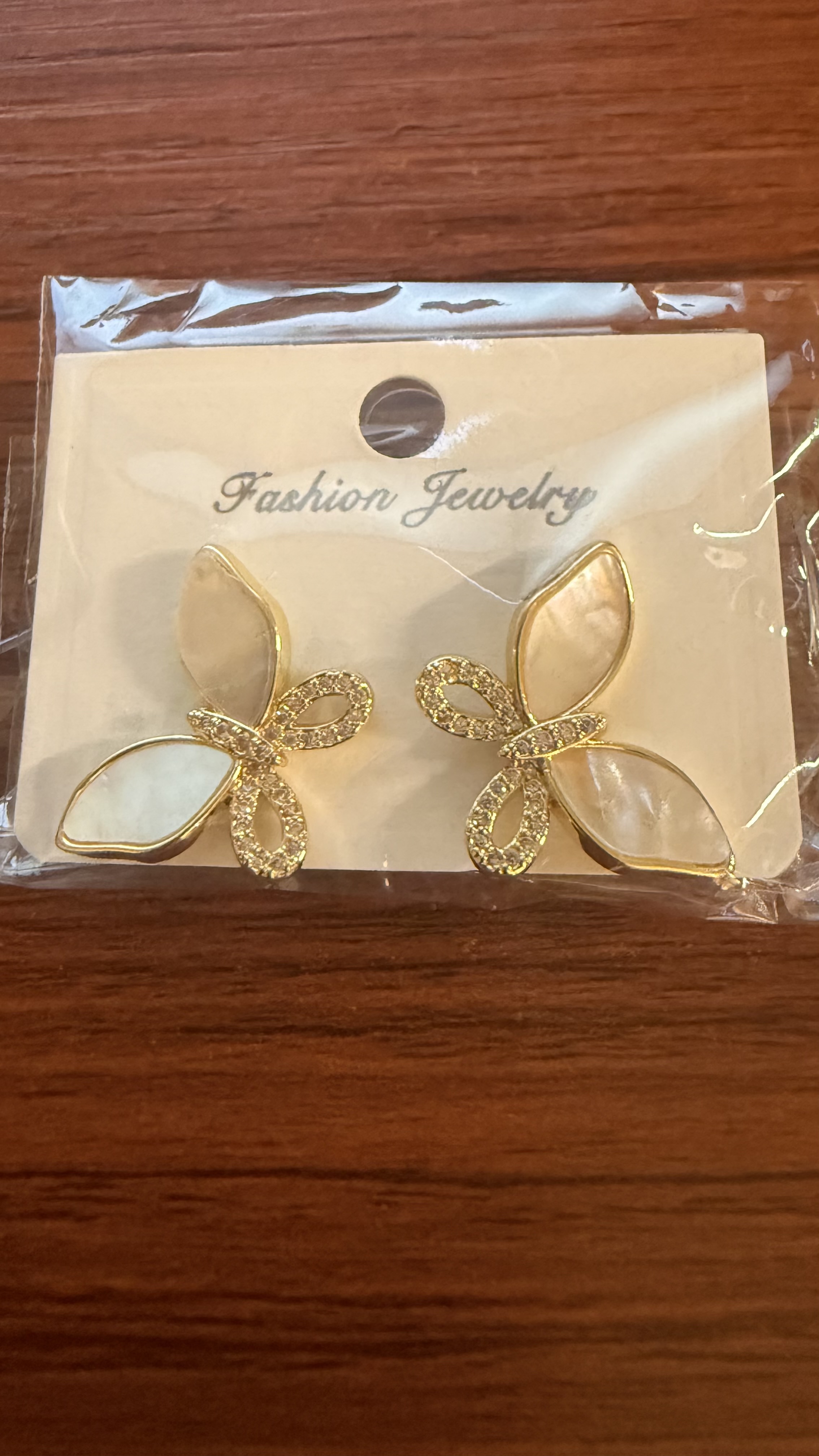 Watch Elegant Butterfly Shell Earrings on Amazon Live