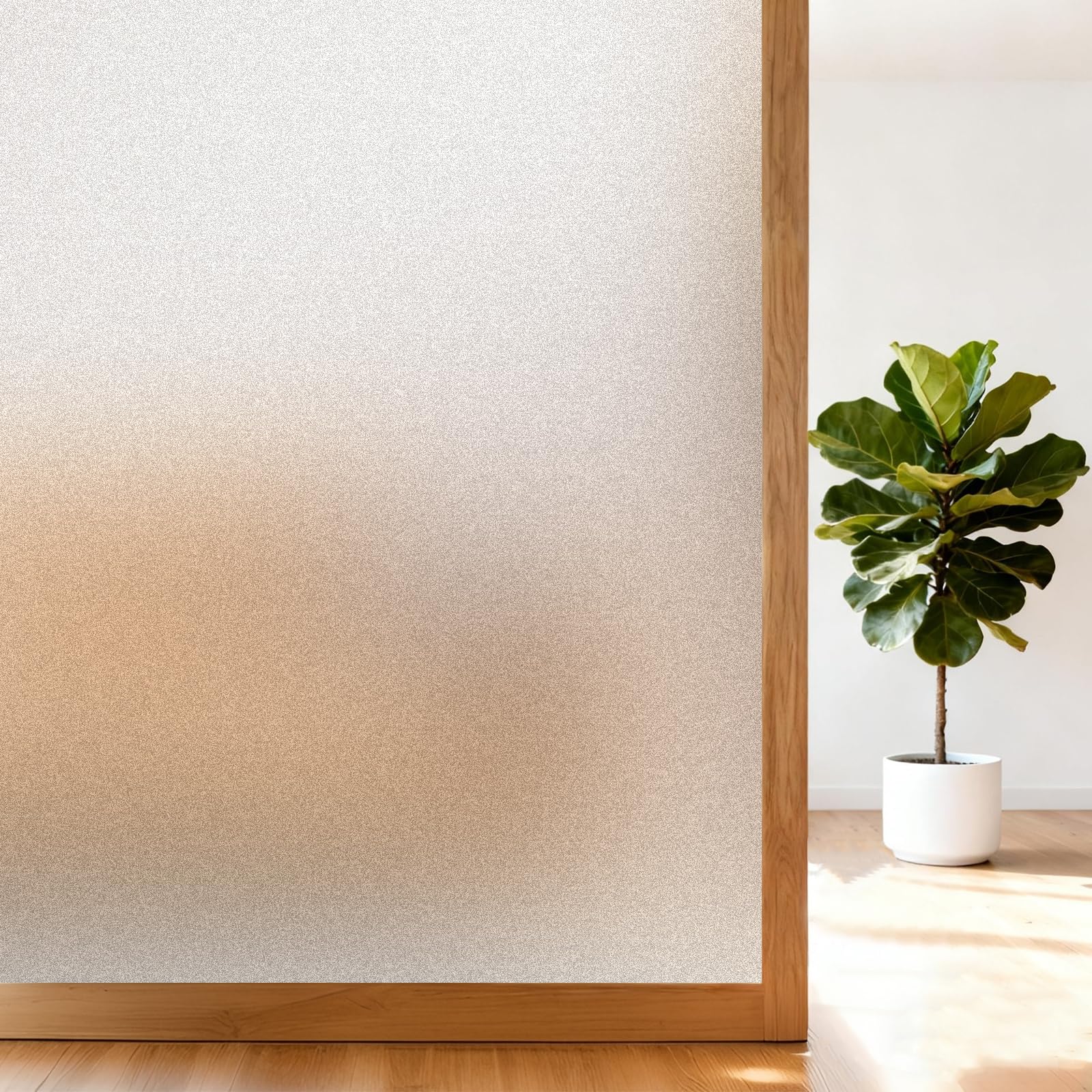 shinfly Opaca Pellicola per Vetri Finestre Privacy, Pellicola Adesiva per Vetri Elettrostatica 60x120cm, Protettiva anti-UV, Window Film Adatto per Ufficio Bagno Camera da Letto Soggiorno Cucina