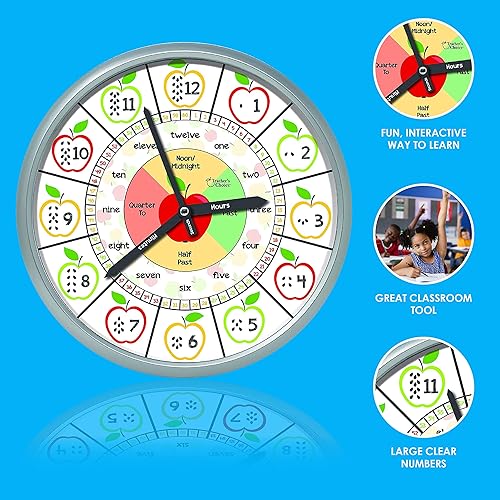 Miniatura 2 de Teacher's Choice Reloj de pared educativo