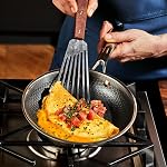 HexClad Hybrid Nonstick 6-Piece Fry Pan Set, 8, 10 and 12-Inch Frying Pans with Tempered Glass Lids, Stay-Cool Handles, Dishwasher and Oven Safe, Induction Ready, Compatible with All Cooktops