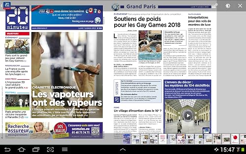 20 Minutes - le journal- Application sur l'Appstore Amazon