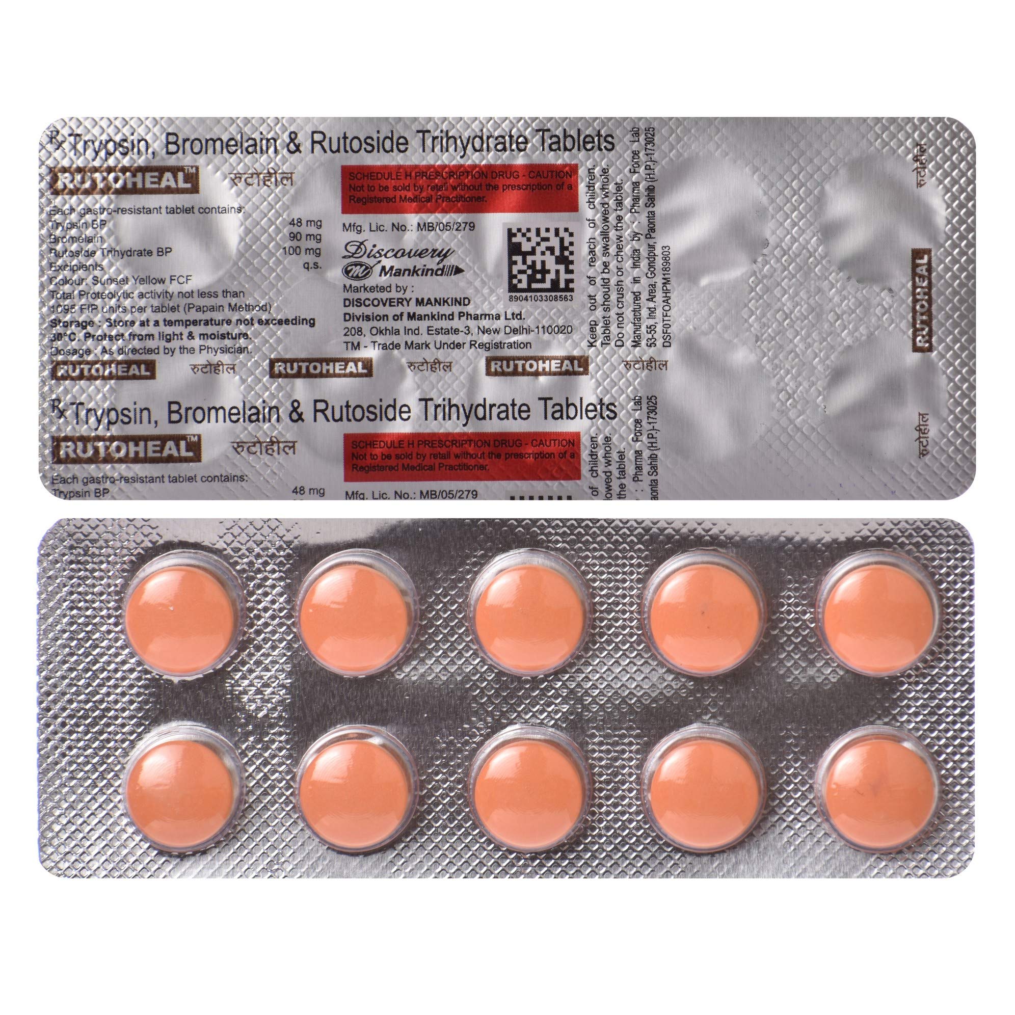 Rutoheal - Strip of 10 Tablets