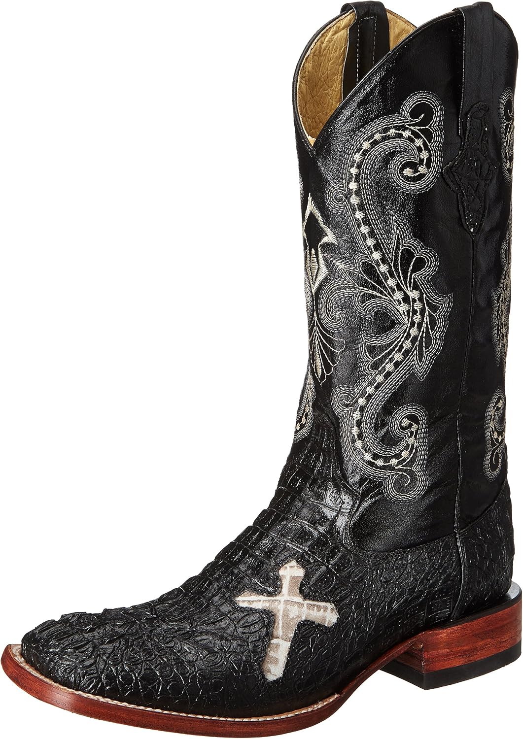 Ferrini Men's Print Caiman Cross 