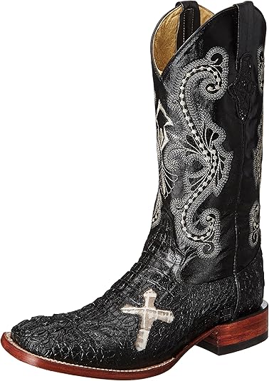 caiman print boots