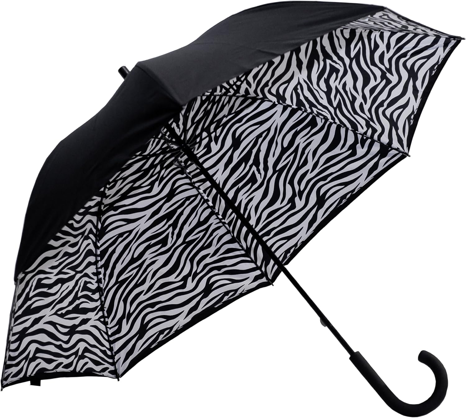 Adult Lotus Frame Hand Held Umbrella Inside