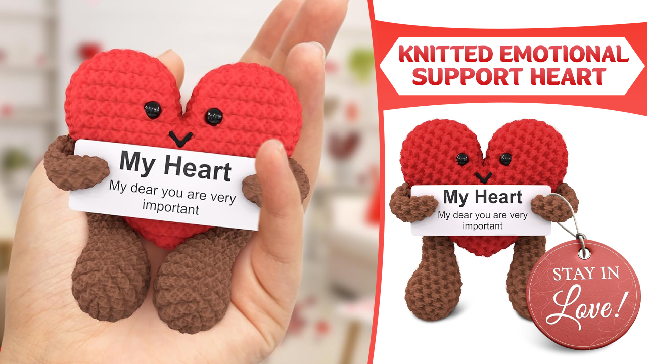 Amazon.com: Reluen Heart Plush Gift for Her, Him - Mom Day Gifts