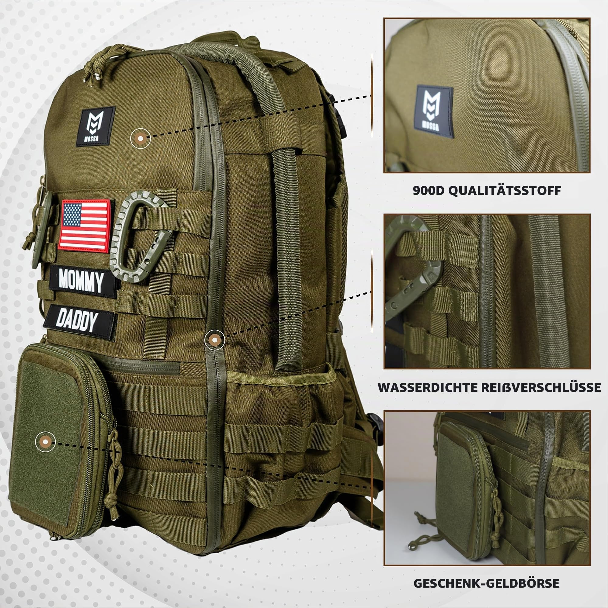 Mossa tactical baby gear