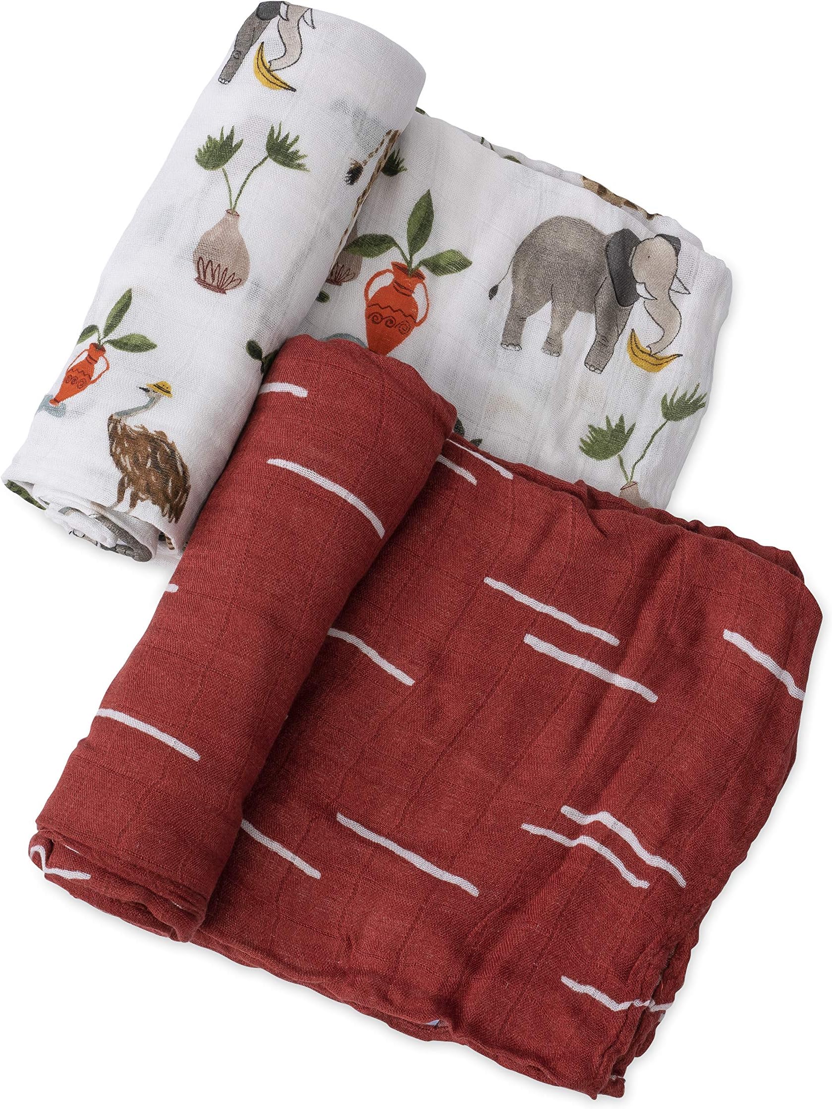 Deluxe Muslin Swaddle 2 Pack Set