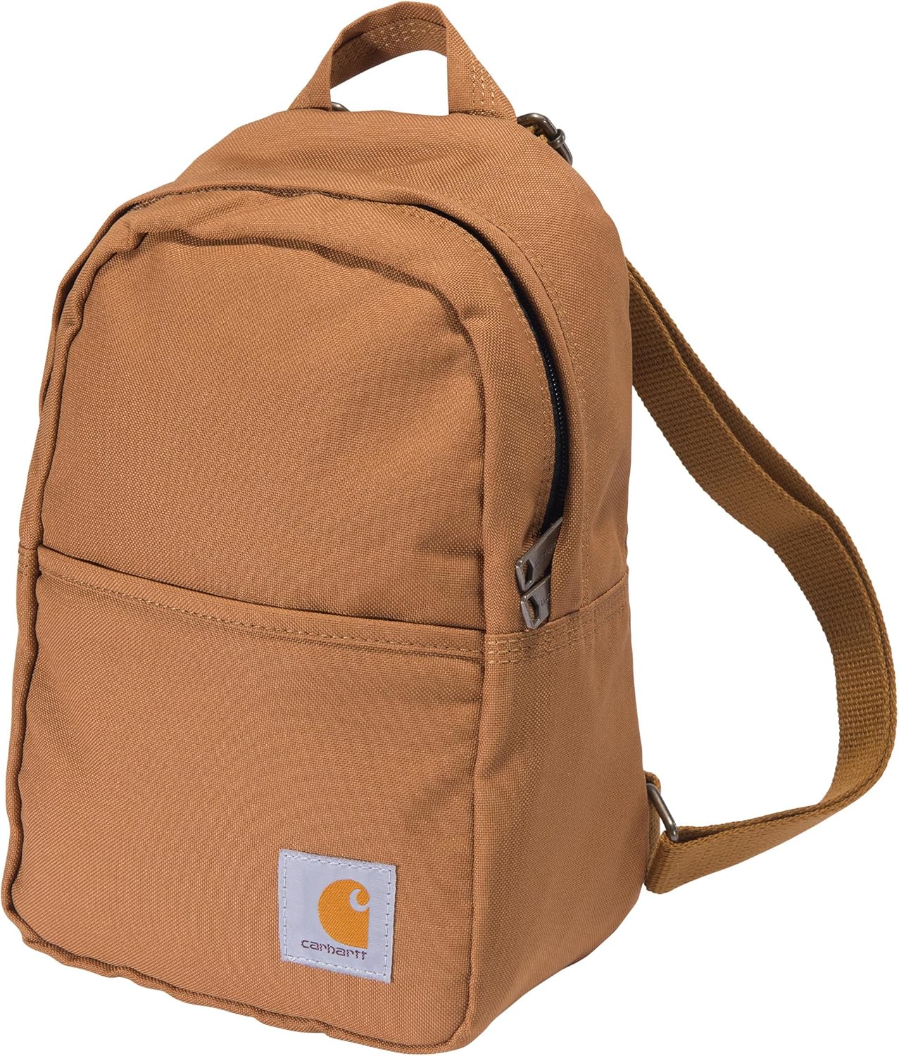 Carhartt Classic Mini Backpack, Durable, Water-Resistant Backpack with Adjustable Shoulder Straps, Carhartt Brown