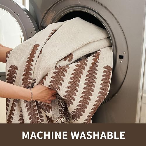 Miniatura 7 de HAOMAIJIA Fundas bohemias para sofá de 3 cojines, aptas para mascotas, suaves, gruesas, antideslizantes, fundas para sofá modular lavables para