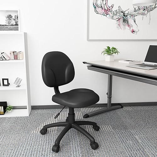 Miniatura 2 de Boss Office Products Silla de trabajo Dimond sin brazos en negro
