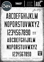 Vista 3 de Sizzix Sizzx Thinlits Die Set 73PK Alphanumeric Theory by Tim Holtz 665924 Chapter 3 2022, 73 Count (Pack of 1), Multicolor