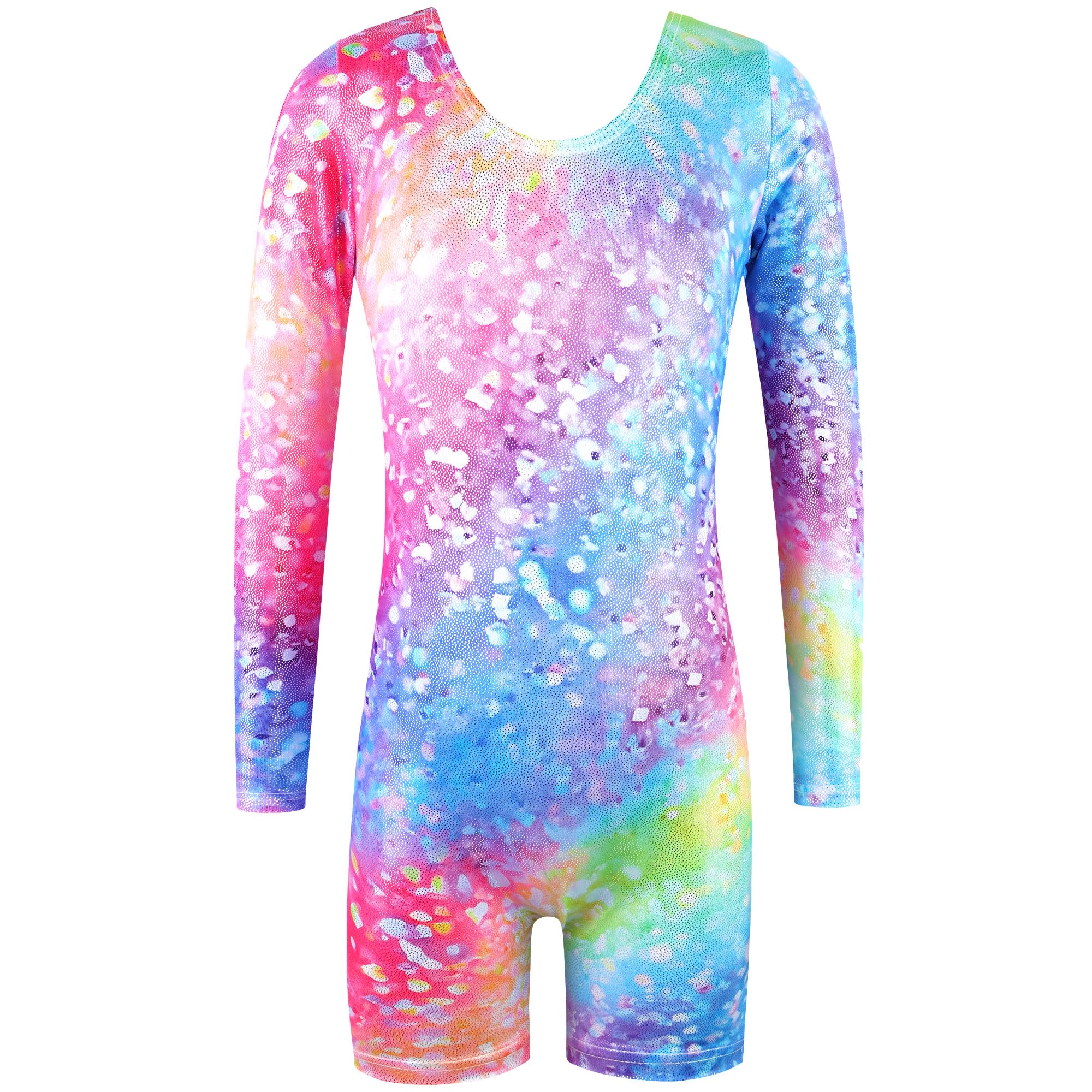 ZNYUNE Mädchen Ballettanzug Einfarbig aus Baumwolle Body Lan