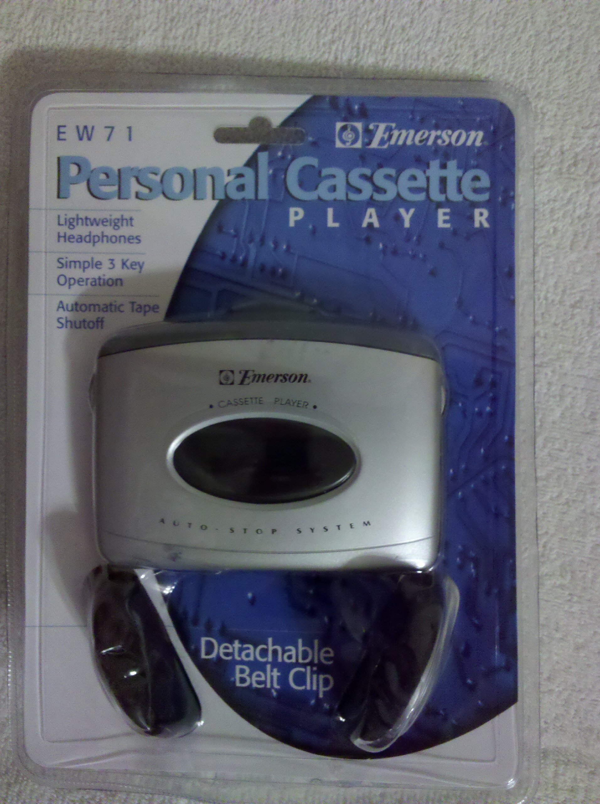 Emerson Personal Cassette Player Ew71