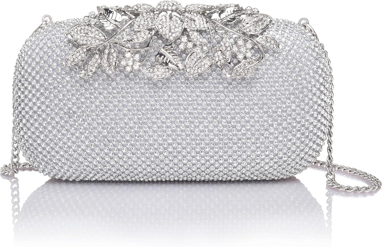 Crystal Evening Bag Rhinestone Bride and Bridesmaid Wedding Prom Party Formal Clutch Purses for Women Evening | Crystal, Rhinestone, Bride and Bridesmaid, Wedding, Prom, Party