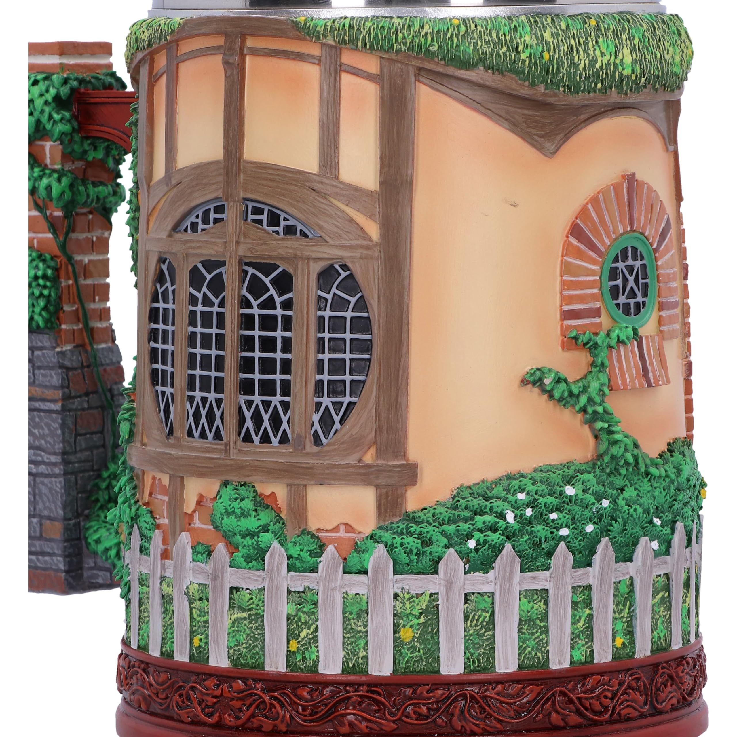 Nemesis Now Lord of the Rings The Shire Bierkrug, 15,5 cm, aus Kunstharz, offiziell Lizenziertes Herr der Ringe Merchandise, Details True to The Shire™, gegossen aus feinstem Harz, fachmännisch