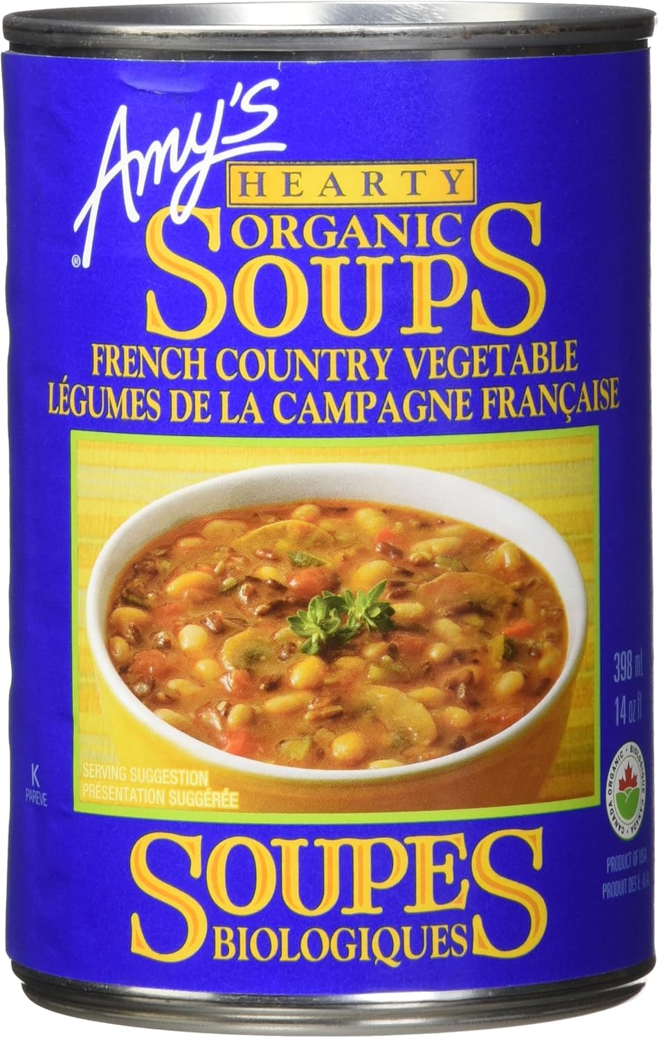 Amy's Kitchen SoupHearty French, Country Vegetable, 398 ml Amazon.ca