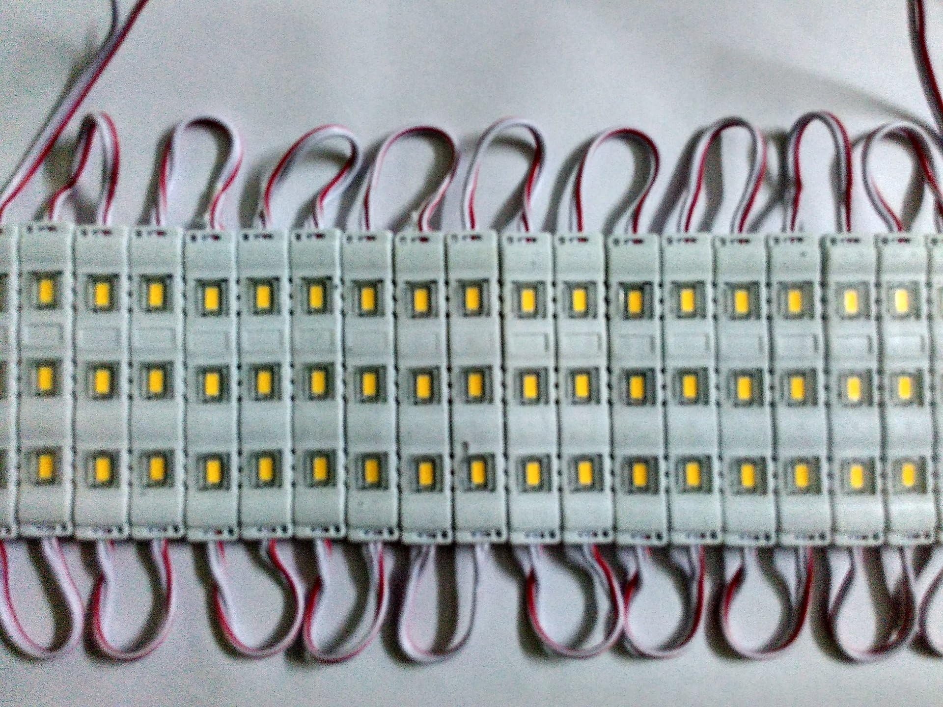 Galaxy 3 Led Strips 12V Waterproof 5630/5730 Led Modules Warm White - 20 Modules