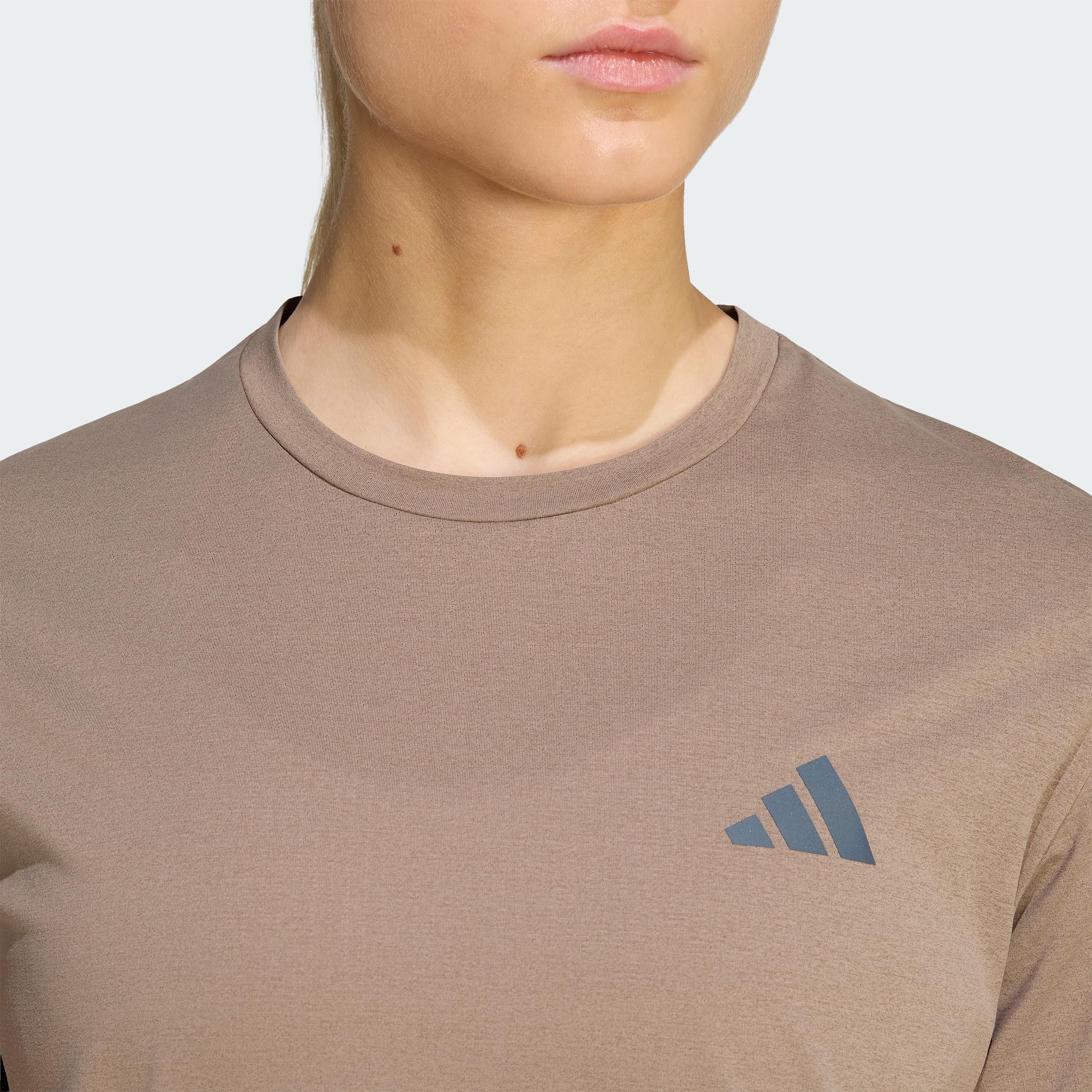adidas Kobiety Adi365 Running Climacool Shirt, Khaki Six/black, XXL