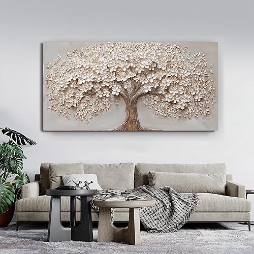 Miniatura 3 de Lienzo decorativo para pared, cuadros artísticos de pared de gran tamaño para sala de estar, árbol de la vida, decoración de pared, arte de pared