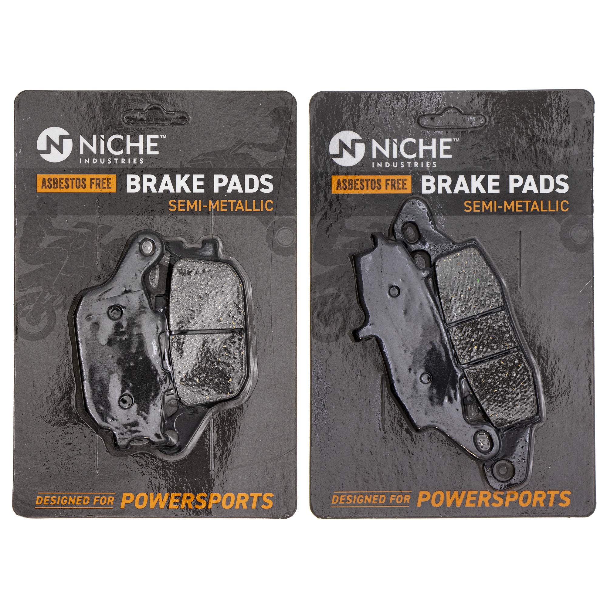 Zx9r Brake Pads NICHE Semi-Metallic Brake Pad Set For Kawasaki