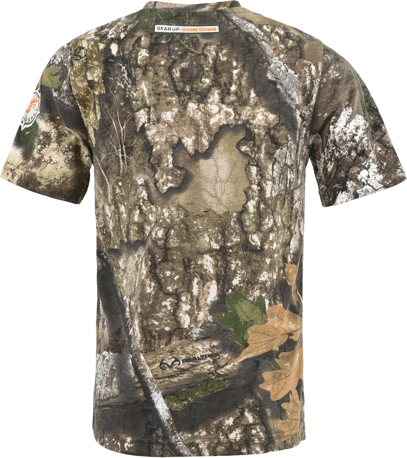 Youth Camouflage Short Sleeve Crewneck Shirt for Boys and Girls - Image 2
