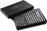 Vista 63 de Veronz - Bufanda clásica de invierno muy suave de aspecto lujoso y sensación de cachemira con caja de regalo Regalo a cuadros rosa y marrón