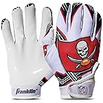 Franklin Sports NFL Tampa Bay Buccaneers Youth Football Receiver Gloves - X-Small/Small