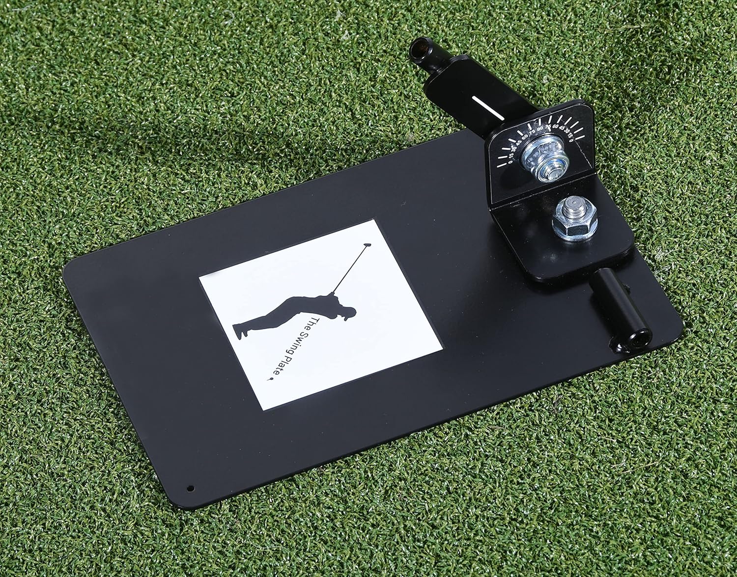 Swing Plate Bundle with Extension Pole - Golf Trainer - Swing Plane Analyzer Training Aid - Swing Plane Teaching Perfector - Indoor/Outdoor Golfing Practice - Teaching Tools, Gadgets & Accessories