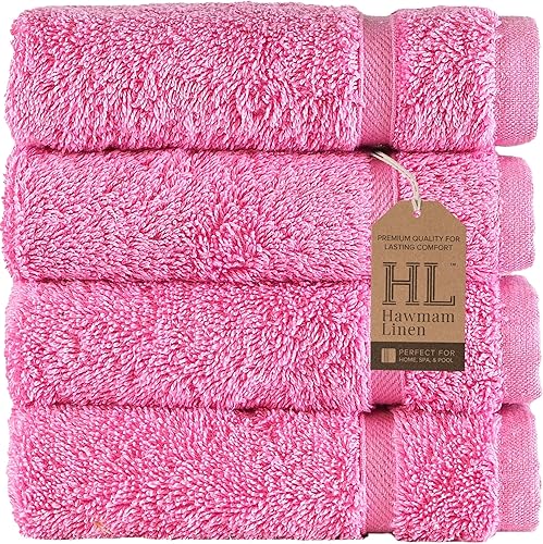 Hawmam Linen - Juego de toallas de algodón turco original prémium, calidad de hotel para máxima suavidad y absorción, para cara, manos, cocina y
