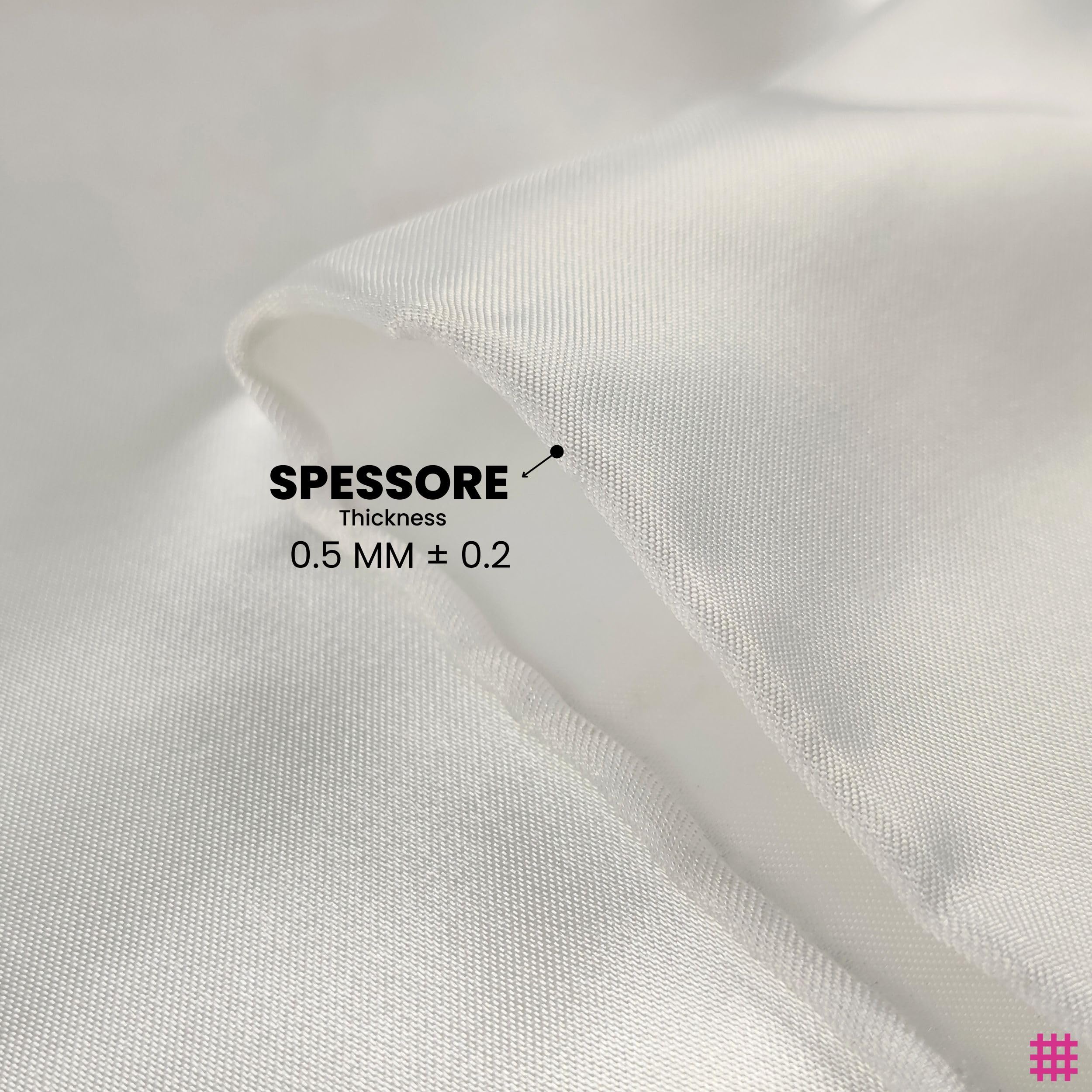 Panini Tessuti, Tessuto Raso Satin tinta unita in 40 colori - venduto al pezzo – lavori di cucito creazioni sartoriali e abbigliamento