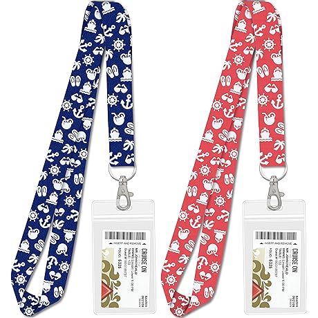 Cruise Lanyard Must Have Essentials for Ship Cards [2 Pack]