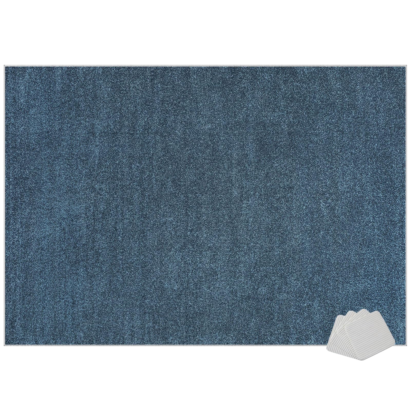 Zajenkub O-1888 120 X 70 Cm Drum Mat Large Soundproof Rugs Musical Instrument Pads Non-Slip Drum Carpet Professional Rectangle Electronic Jazz Drum Kit, For Bass Drum Snare, Piano And Other Musical Instrument Mat