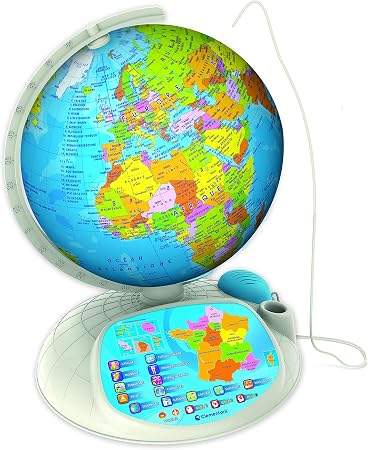 Clementoni Exploraglobe Globe Terrestre Interactif - Stylo Optique & Réalité Augmentée