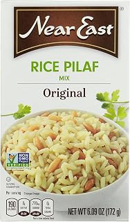 Near East Original Rice Pilaf Mix, 2 x 6.09oz Boxes - Premium Parboiled Rice, Toasted Orzo, Herbs & Spices, Kosher Certified
