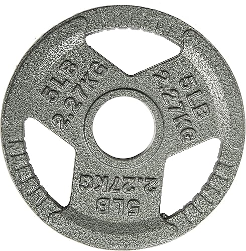 Miniatura 2 de Fitvids Olympic 2-Inch Cast Iron Barbell Set, Including 255 Pounds Weight Plates Set with 7FT Olympic Bar (300 Pounds Total), Multiple Packages