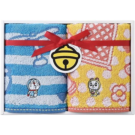 Amazon Co Jp 丸眞 タオルギフトセット I M Doraemon ドラえもん Do 0310 ハンドタオル 2枚 なかよし兄妹 ドラミちゃん ホーム キッチン