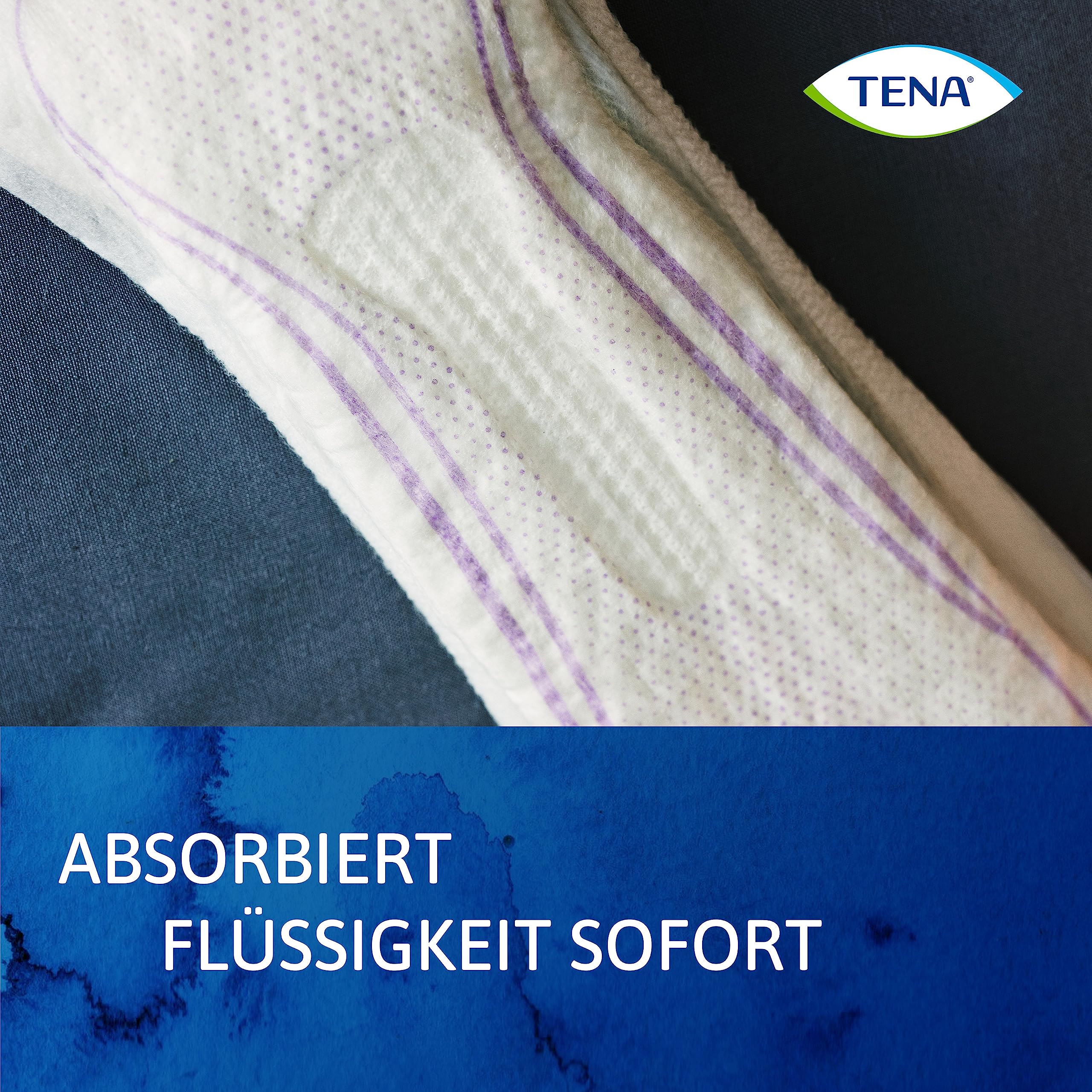 TENA Discreet Extra Plus - 96 Einlagen im Monatspaket (6 x 16 Stück), einzeln verpackt - Hygieneeinlagen für Frauen - bei mittlerer Blasenschwäche und Inkontinenz