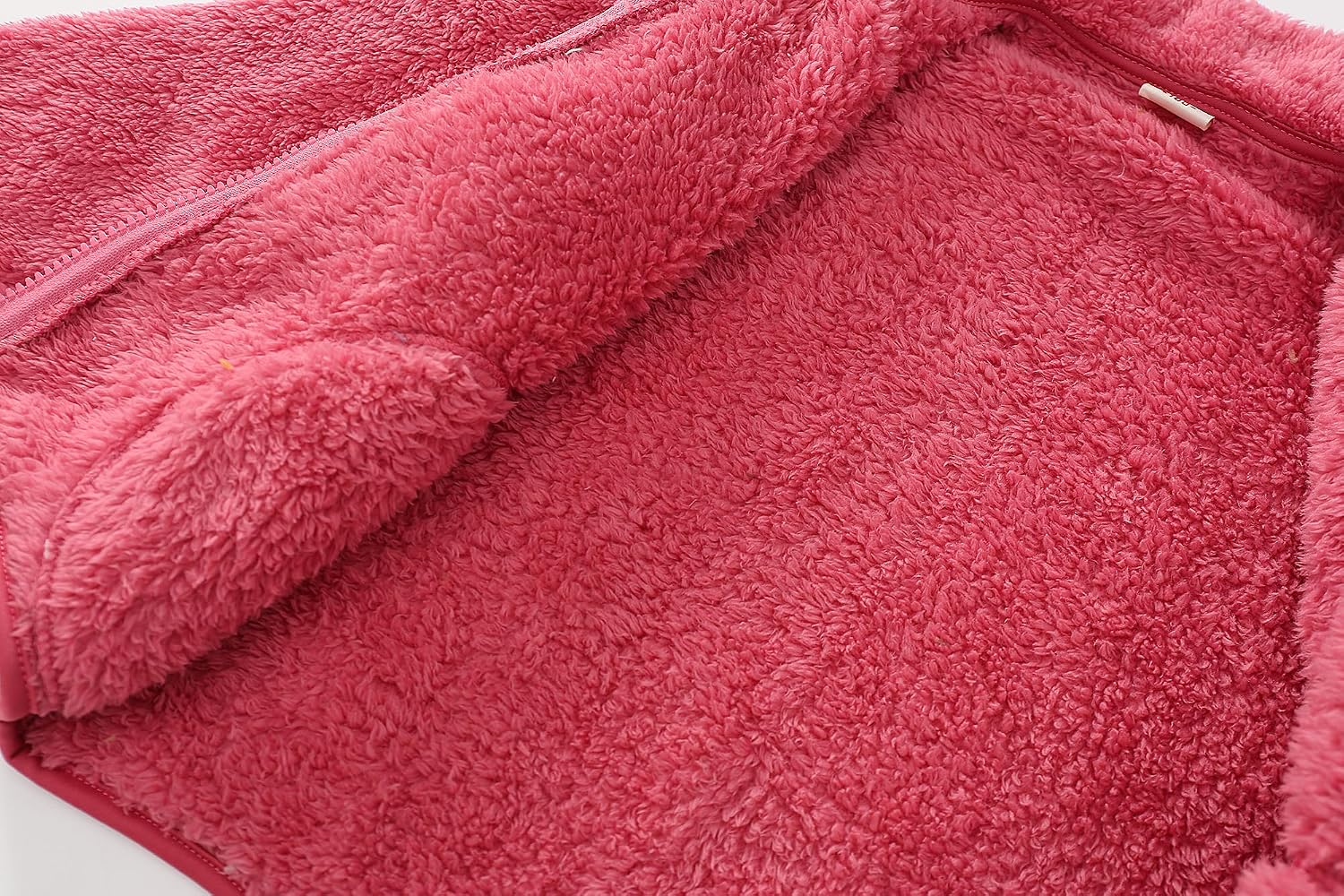 AIWUHE Toddler Girls Boys Fleece Jacket Kids Polar Fleece Zipper Jacket Soft Fall Winter Warm Outerwear With Pockets 3-9Y